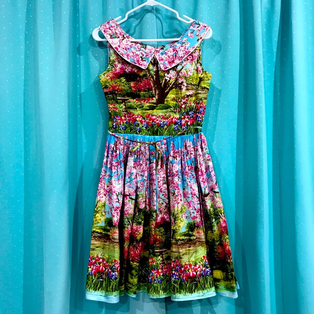 Bernie Dexter Scene and Believed Garden Dress
